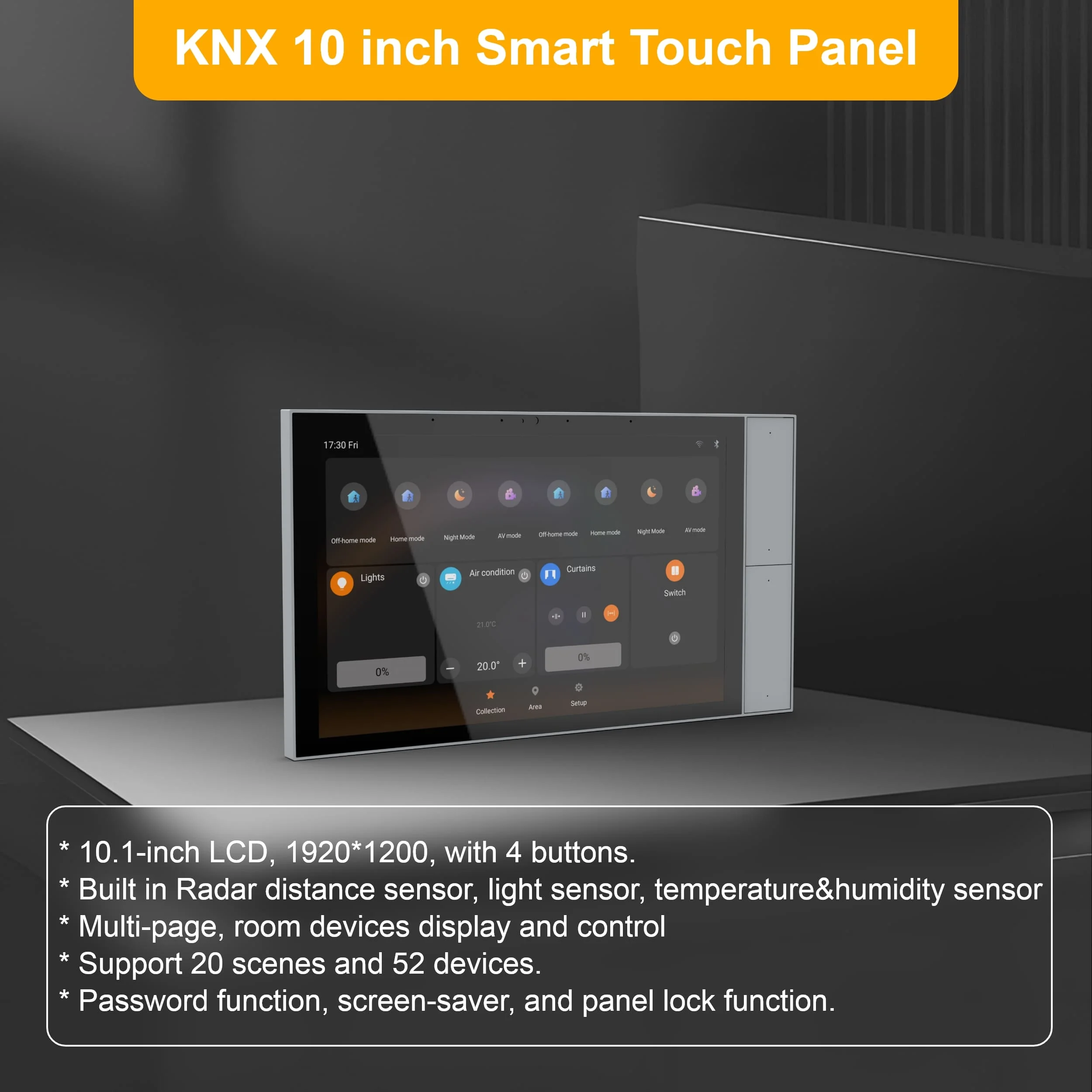 Smart Home Automation - 2026 Smart Touch Panel voor bussysteem