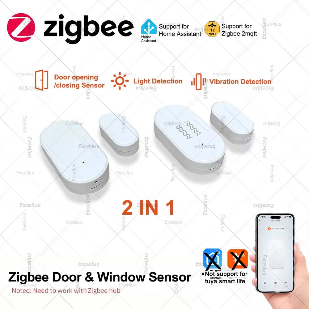 Smart Home Security - Zigbee 3.0 Deur Raam Sensor Met