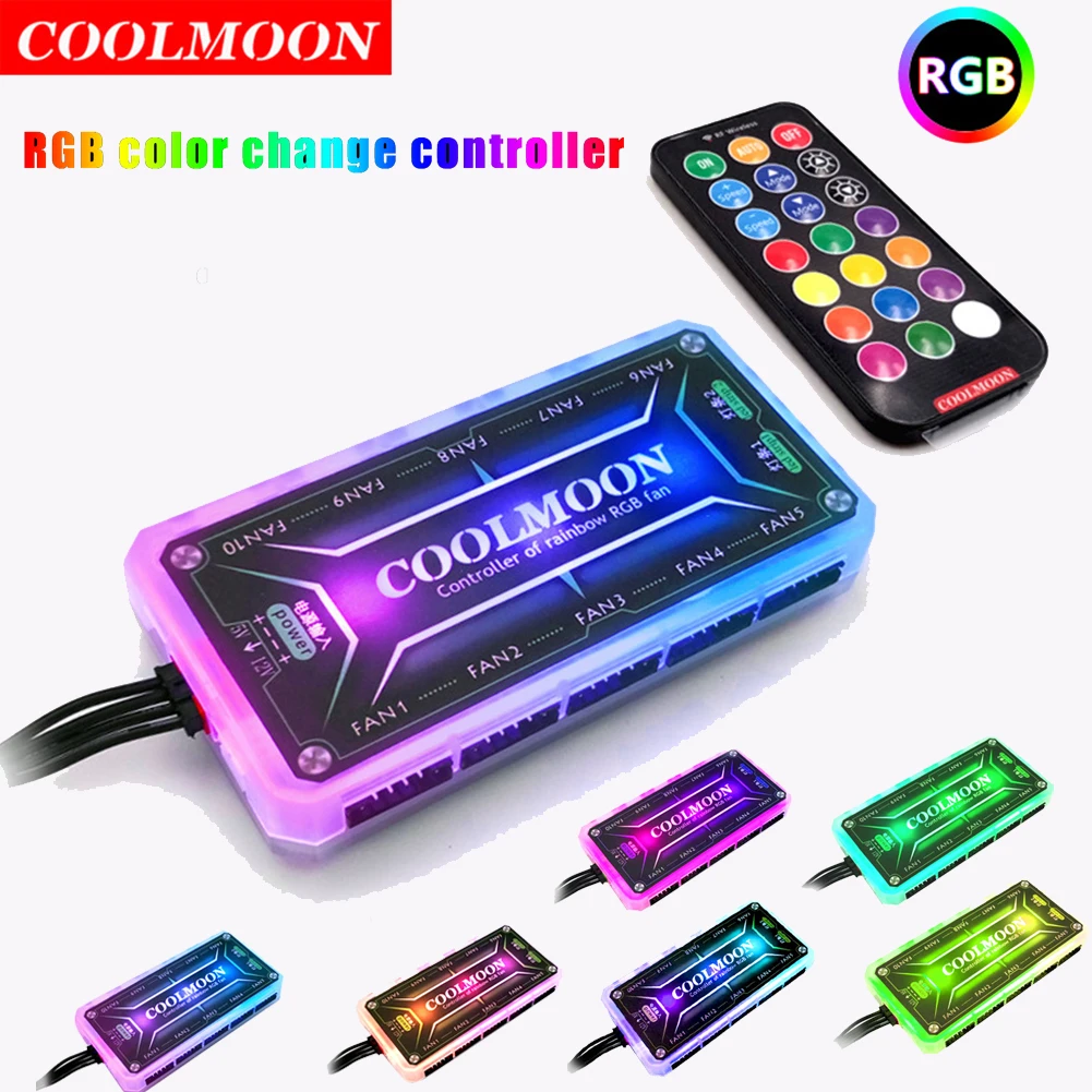 Smart Home Gadgets - Coolmoon Argb Controller 12V 5a 6pin
