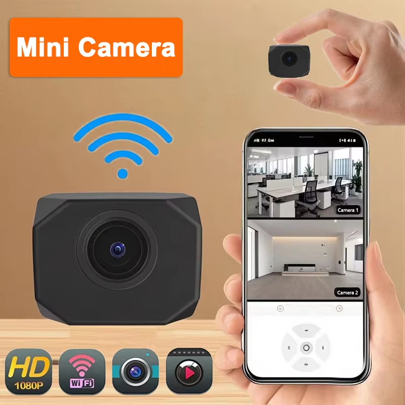 Smart Home Solution - 4K HD WiFi-beveiligingscamera voor thuis Mini