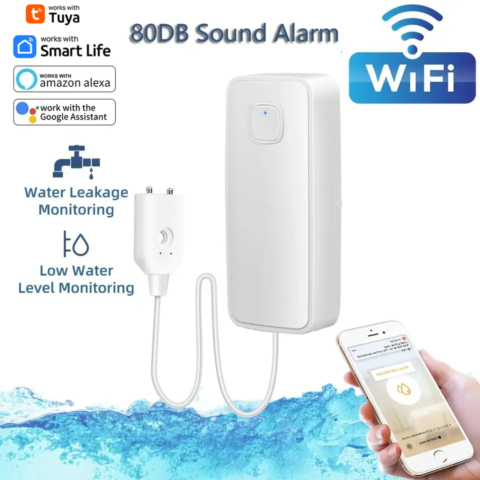 Smart Home Water Level Sensor - Tuya Wifi Smart Water Lek Sensor