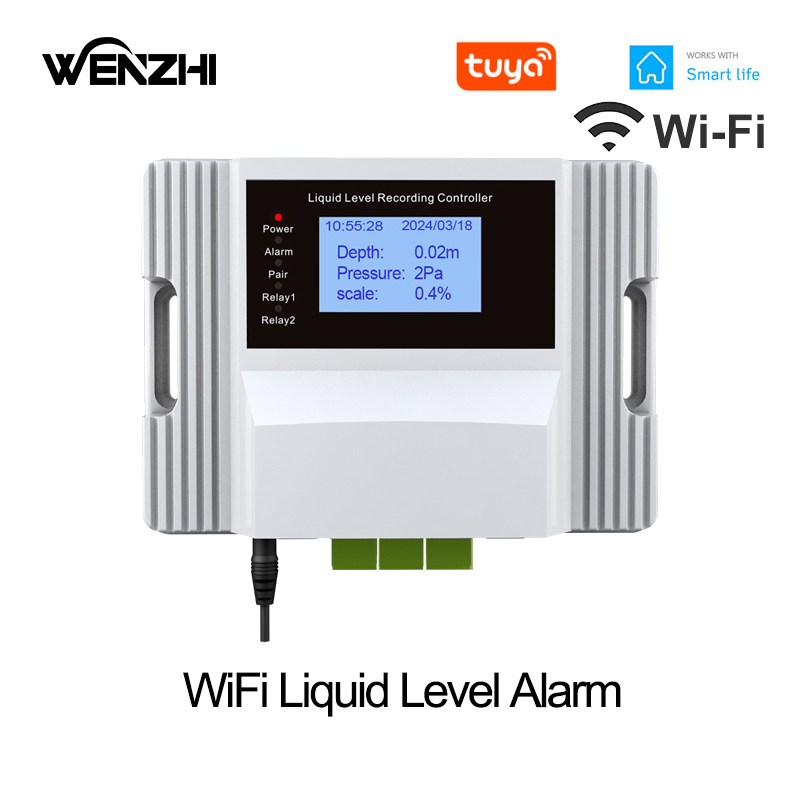 Smart Home Water Level Sensor - WiFi Vloeistofniveau Sensor Alarm Waarschuwing Zwembadlek