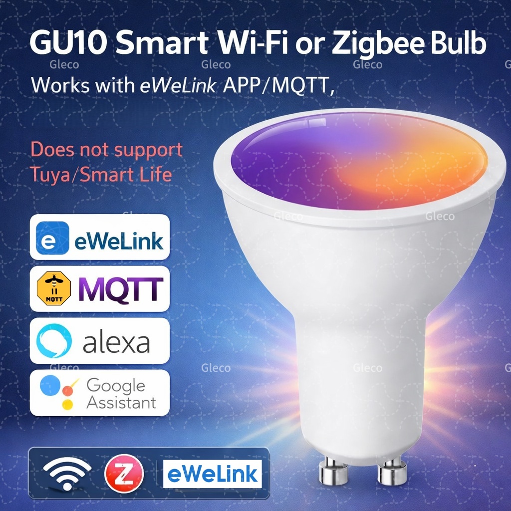 Smart Home Tablet - Ewelink GU10 Zigbee LED-lampen Wifi Smart