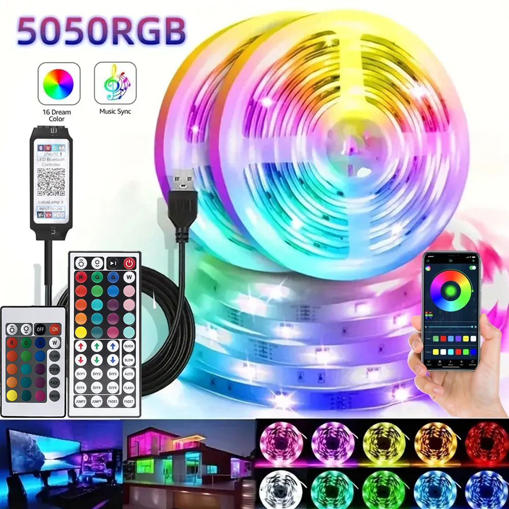 Smart Night Light - Smart RGB LED Gaming Light Strip