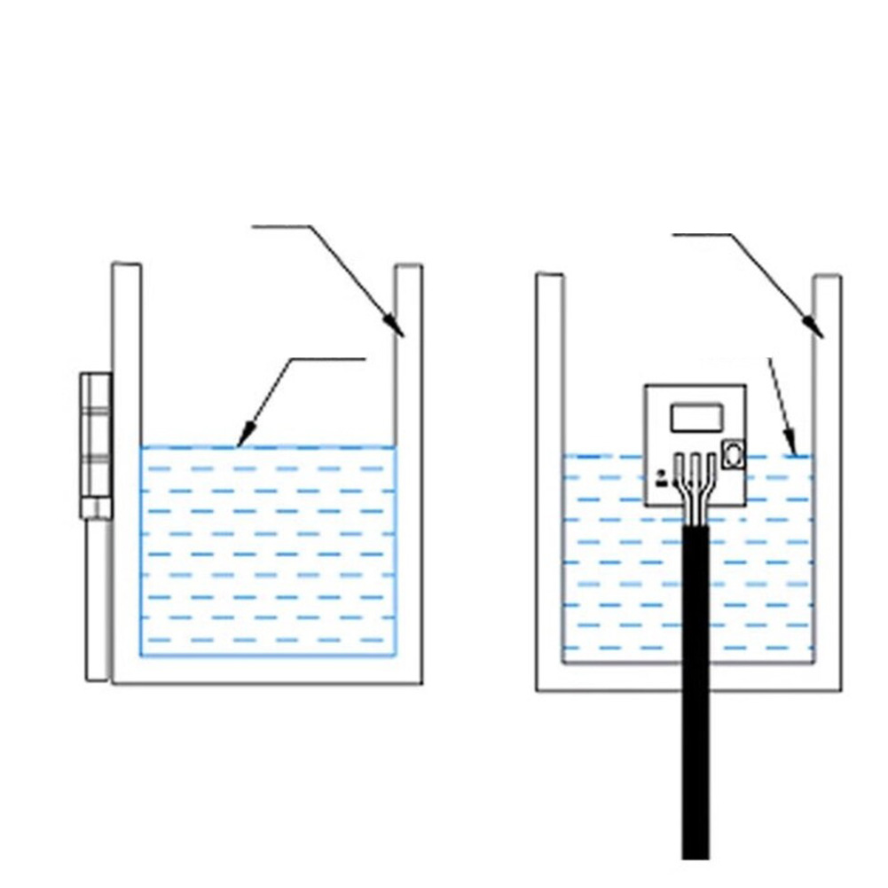 Smart Home Water Level Sensor - 2 stuks waterniveaudetectiesensormodule Contactloze niveausensoren kunnen