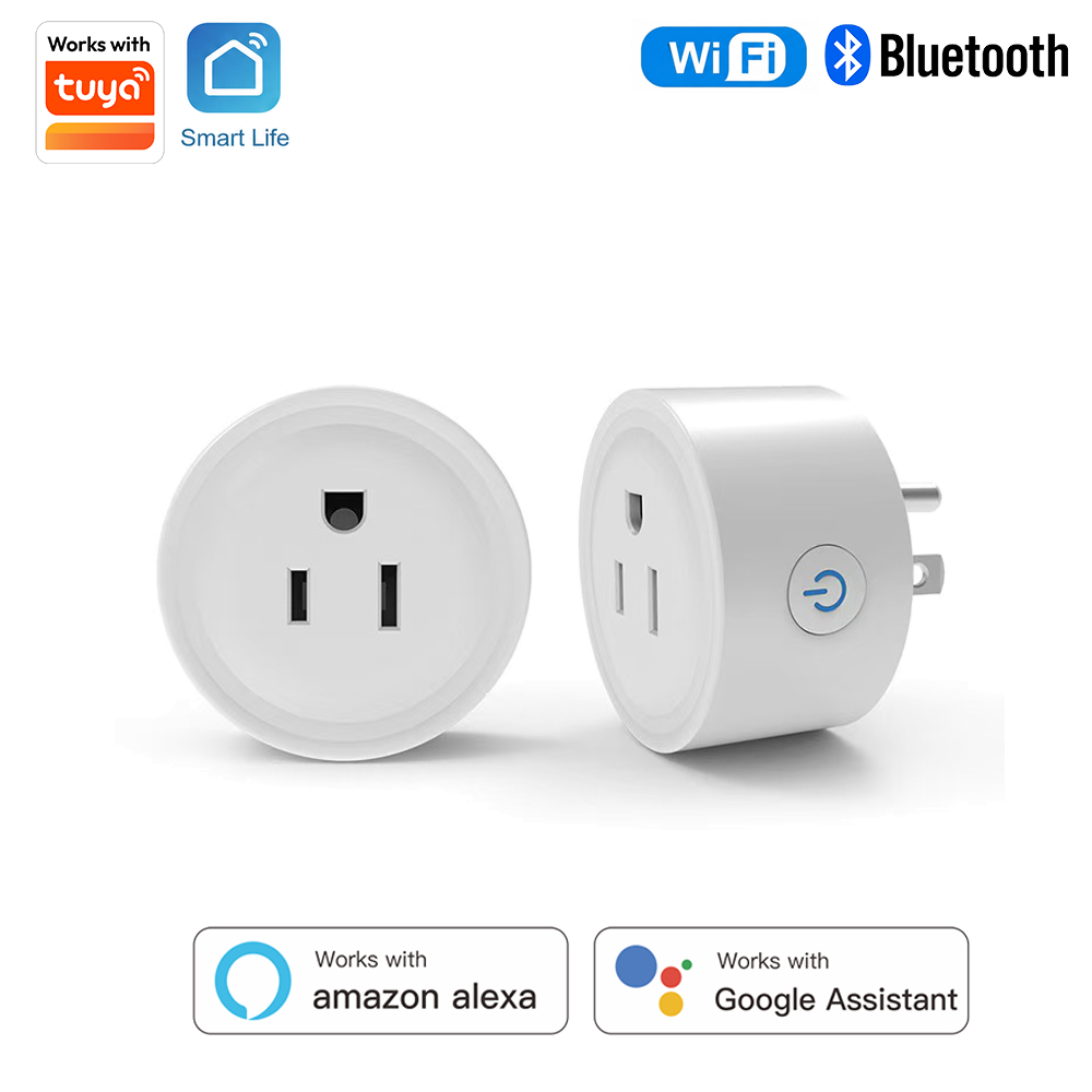 Smart Home Gadgets - Tuya US-Spec 10A slimme ronde stekker
