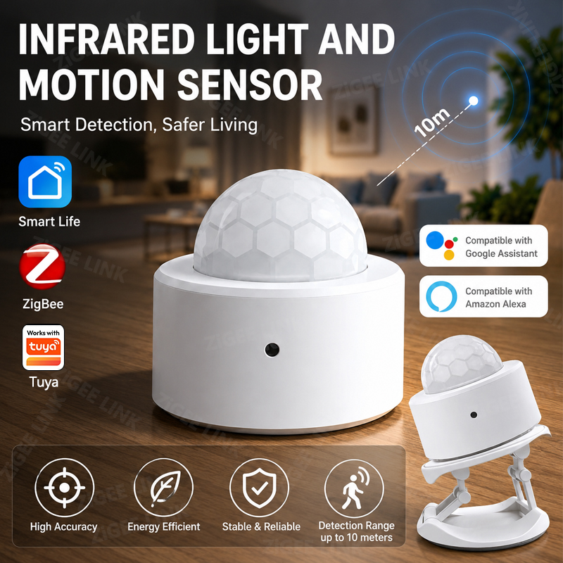 Smart Home Security - ZigBee 3.0 PIR-bewegingssensor Draadloos Smart Home-beveiligingsalarm