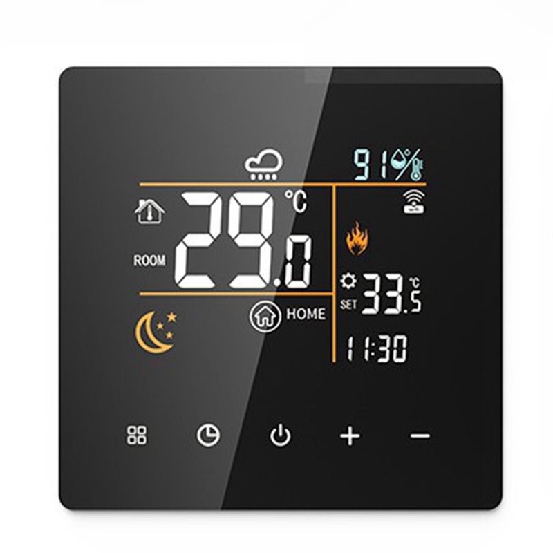 Smart Home Thermostat - Tuya Slimme Thermostaat 25A Wifi Elektrische