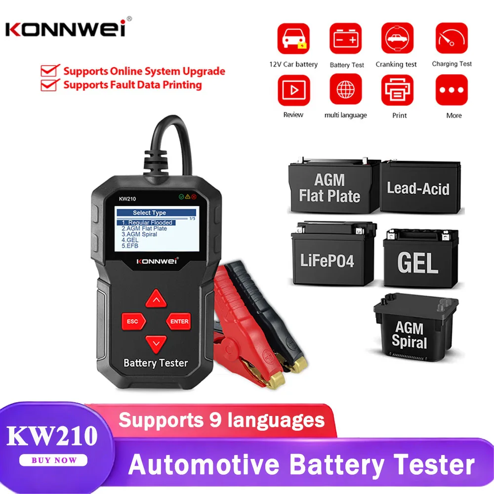 Smart Home Gadgets - KONNWEI KW210 Automatische Smart 12V Auto