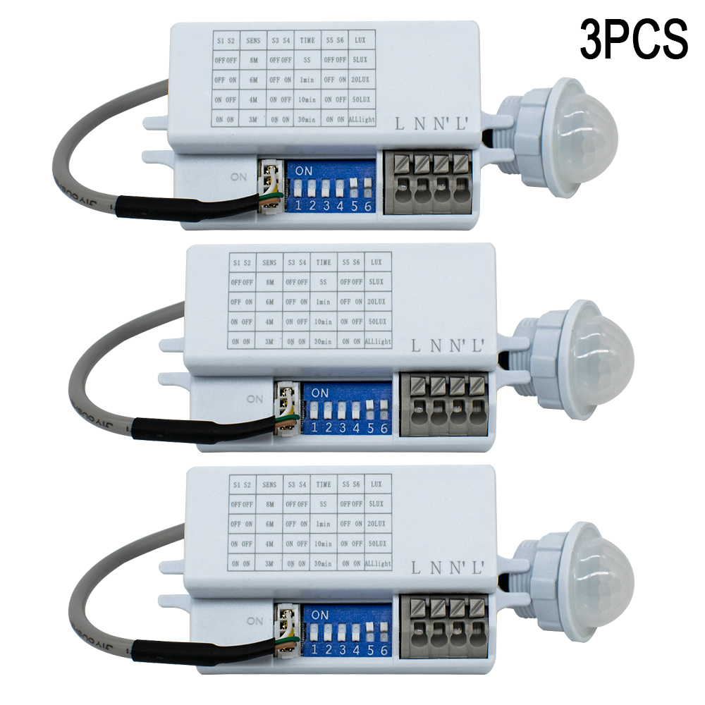 Smart Home Security - Bewegingssensor Lichtschakelaar 220V 110V Pir Aanwezigheidssensor