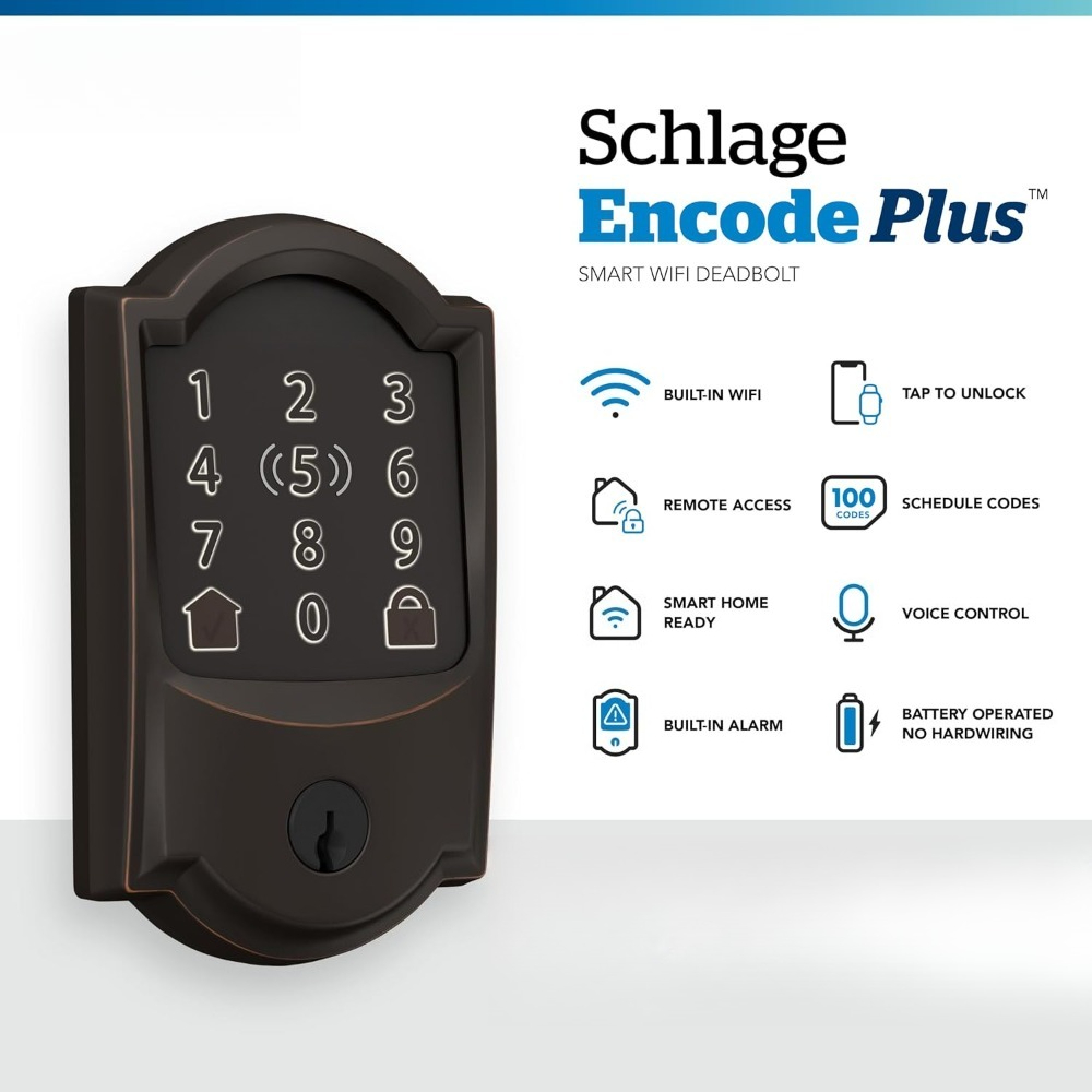 Airbnb Smart Home - Exclusieve Aanbieding Slimme WiFi-deuropening met touchscreen,