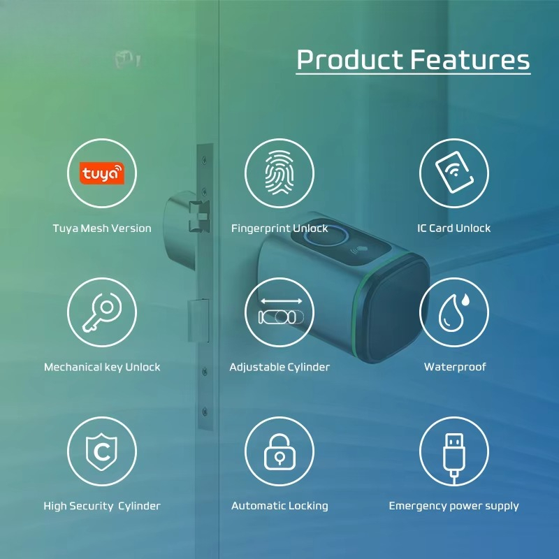 Tuya Wifi Smart Cilinder Deurs - Airbnb Smart Home recensie en prijs