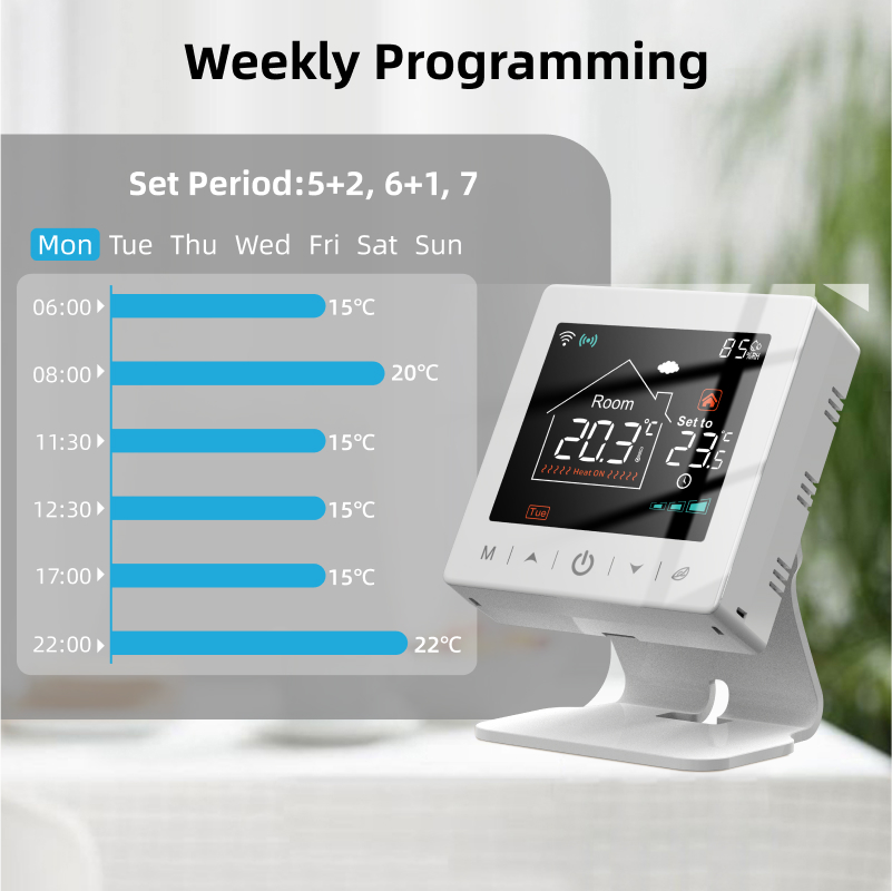 Smart home Wifi thermostaat tu - Smart Home Thermostat recensie en prijs