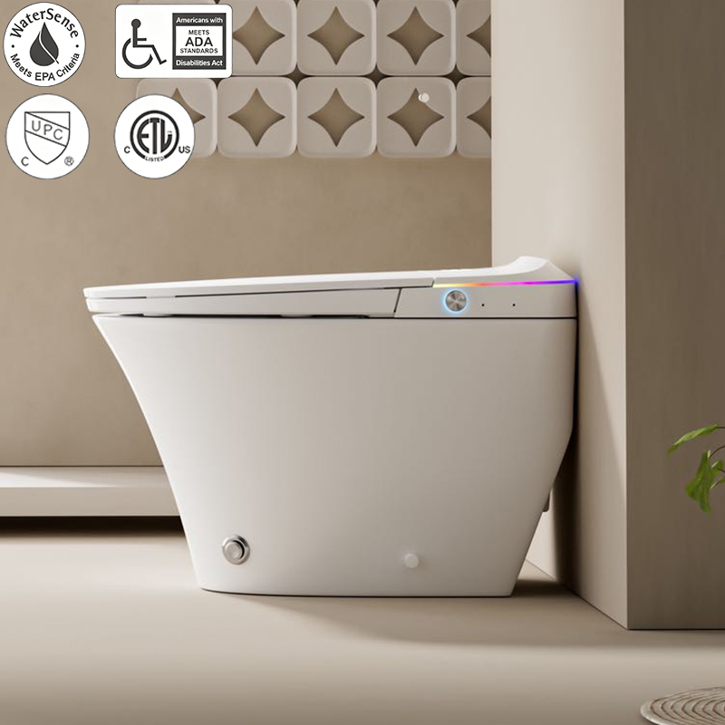 Slim toilet van keramiek, vola - Smart Night Light recensie en prijs