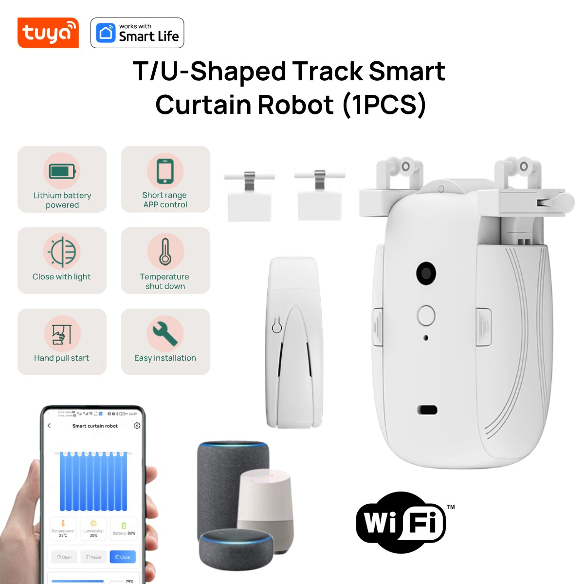 Tuya Smart WiFi-gordijnrobot ( - Smart Home Vimar recensie en prijs