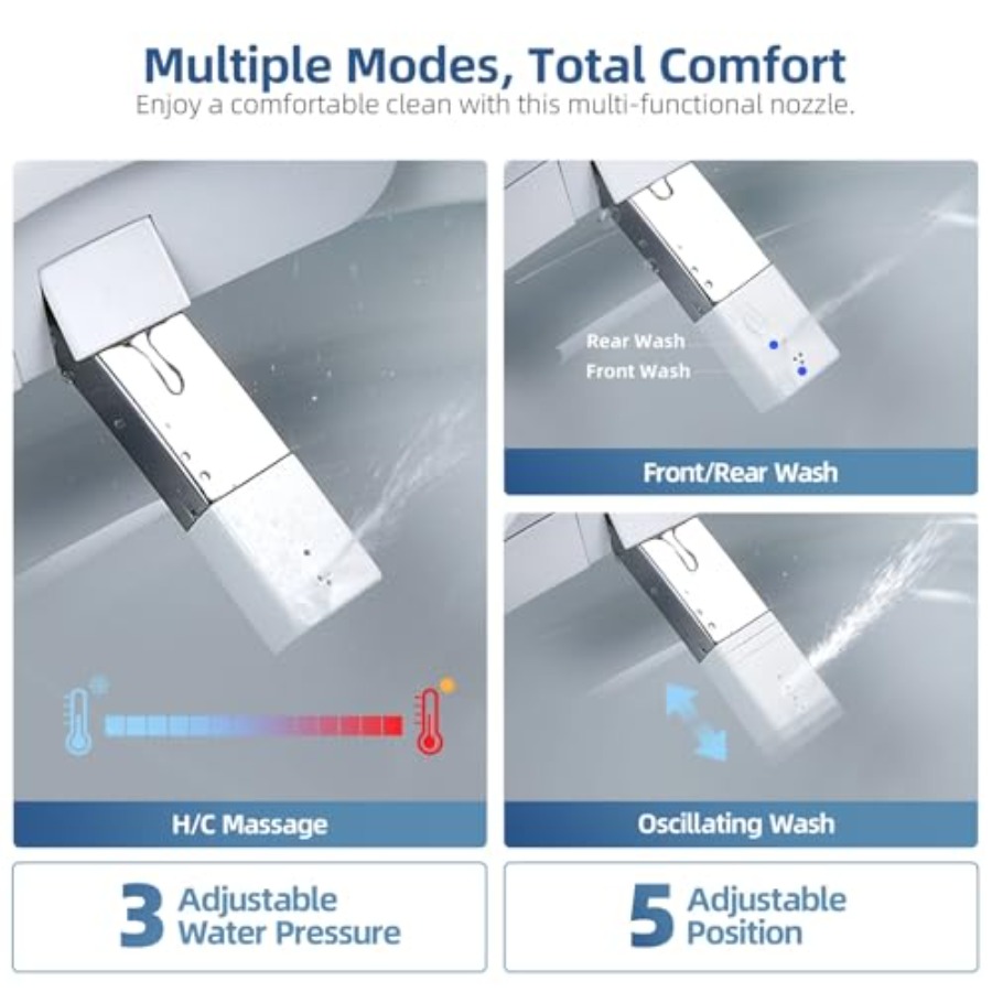 Slim toilet voor thuisgebruik, - Smart Night Light recensie en prijs