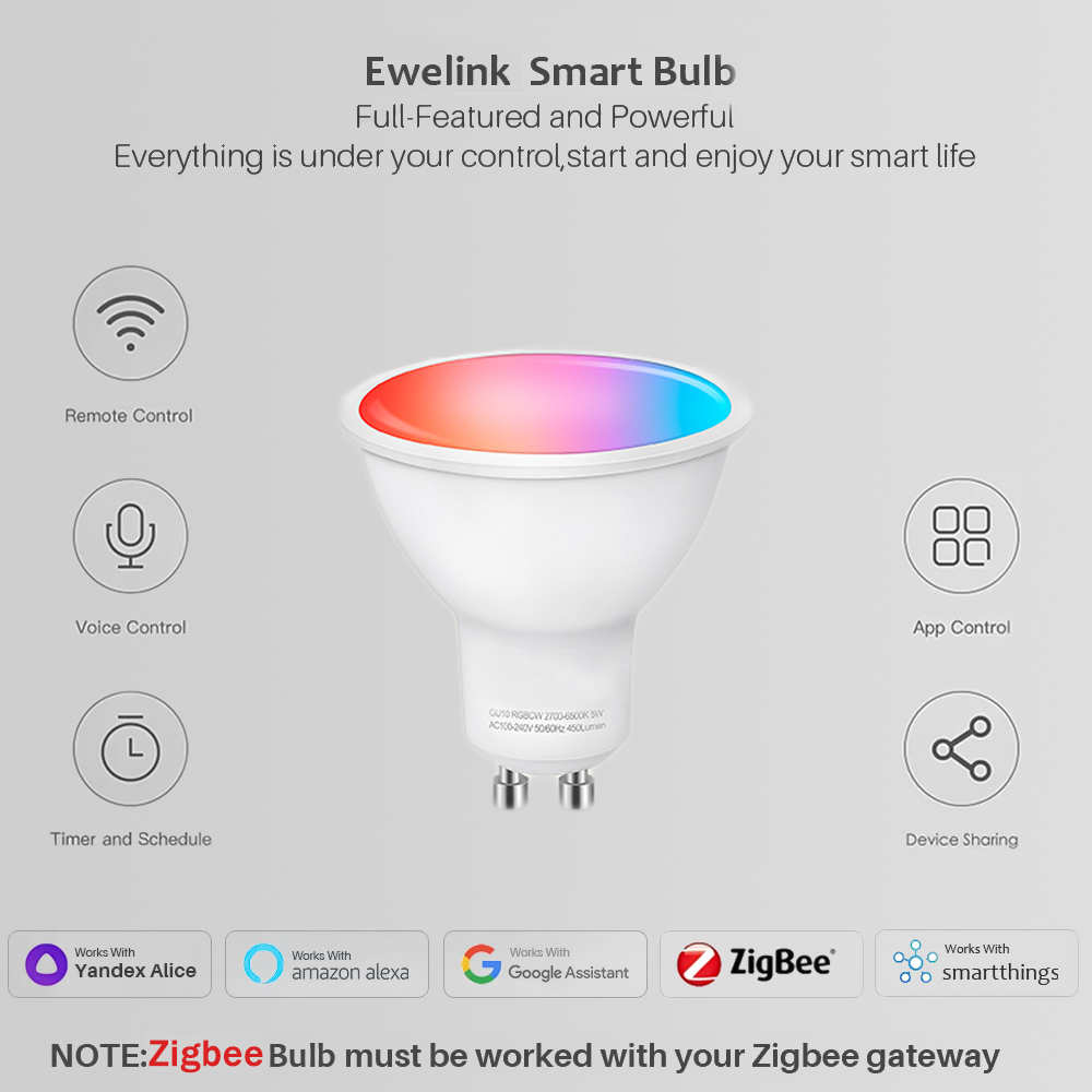Ewelink GU10 Zigbee LED-lampen - Smart Home Tablet recensie en prijs