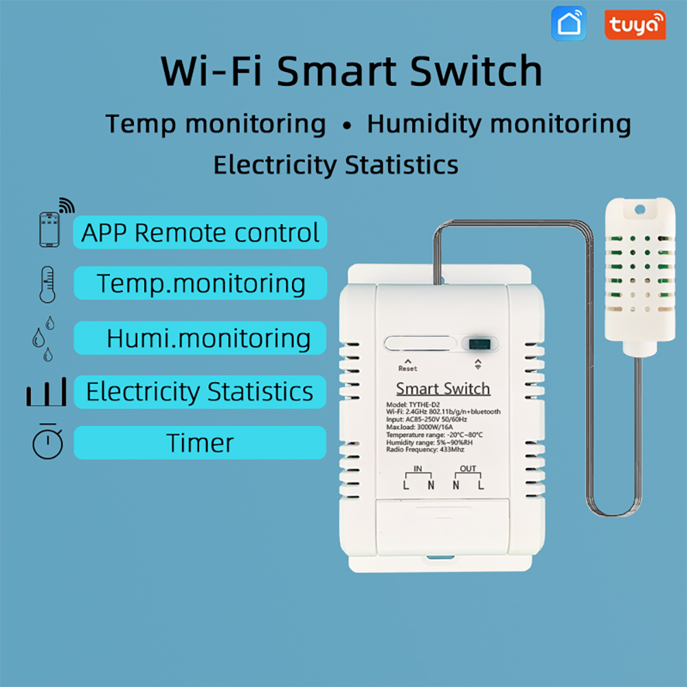Wifi TH-16 Switch Tuya Draadlo - Smart Home Thermostat recensie en prijs
