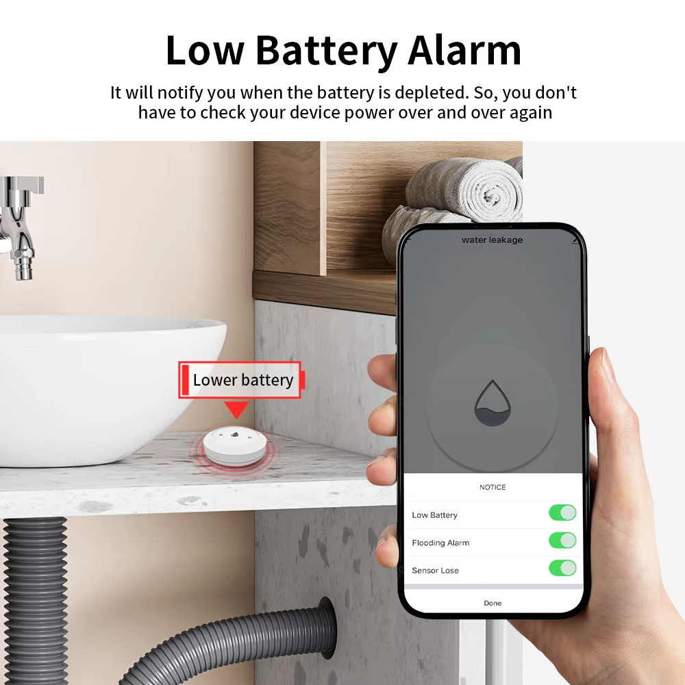 Voor Tuya Zigbee Smart Waterle - Smart Home Water Level Sensor recensie en prijs