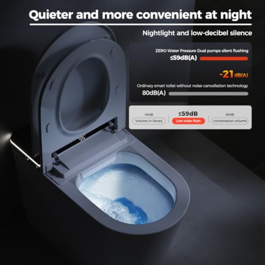 Slimme toilet voor badkamers:  - Smart Night Light recensie en prijs