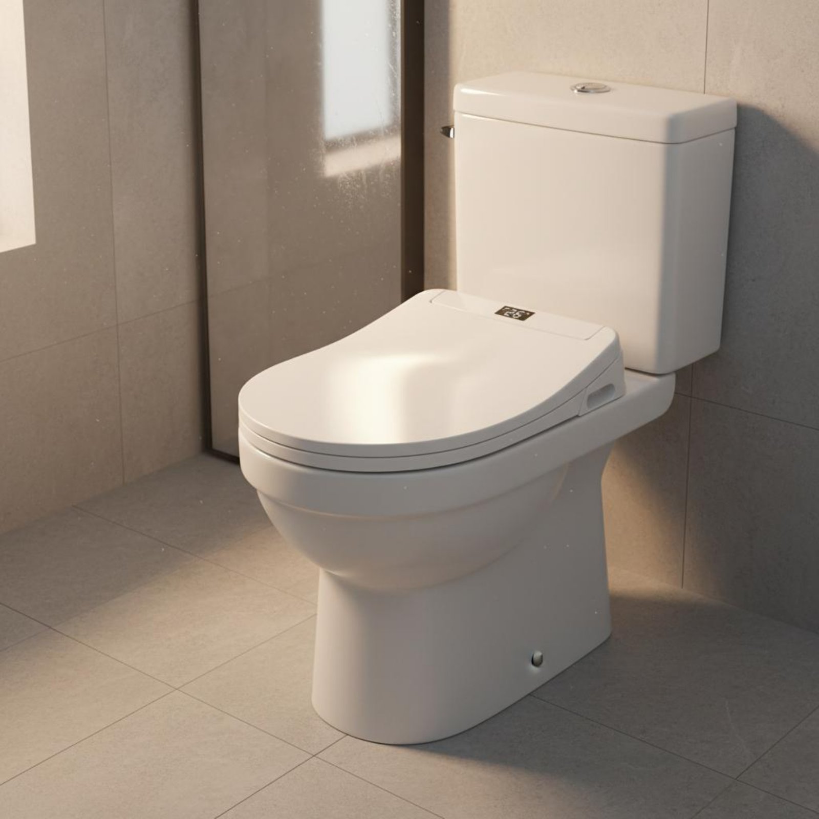 Slimme toiletbril met droogfun - Smart Night Light recensie en prijs