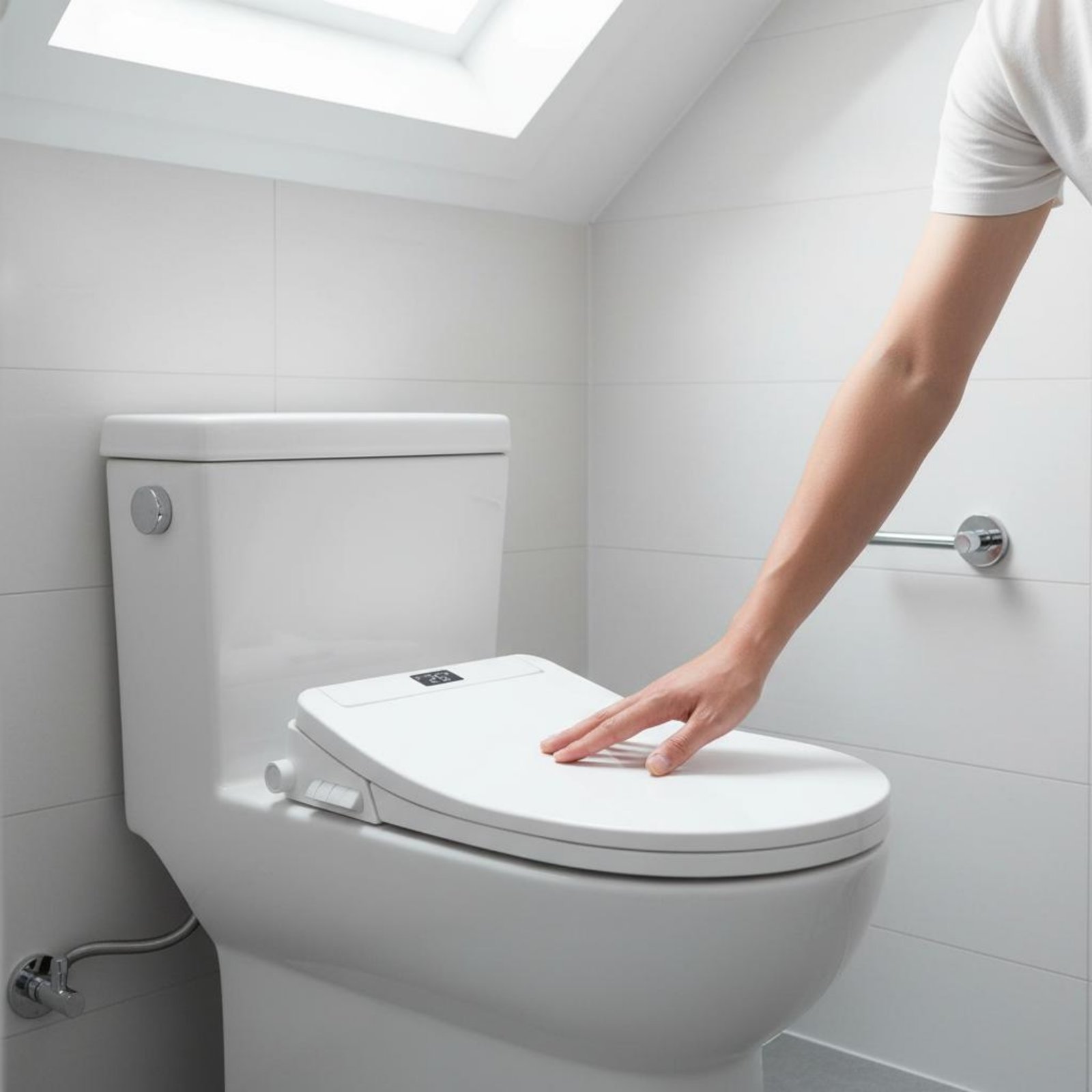 Slimme toiletbril met droogfun - Smart Night Light recensie en prijs