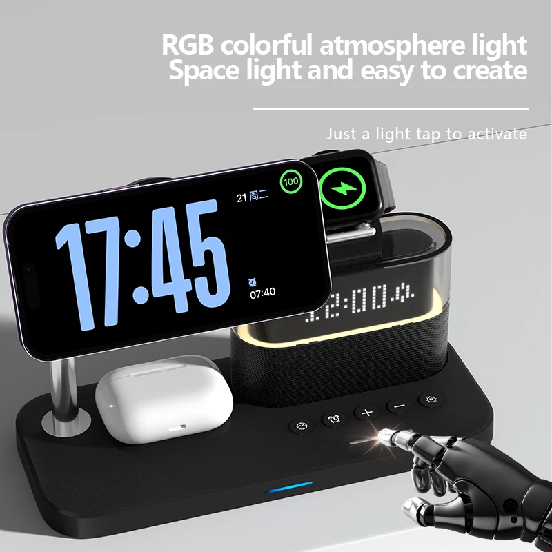 Nieuwe 5-in-1 draadloze oplaad - Smart Night Light recensie en prijs