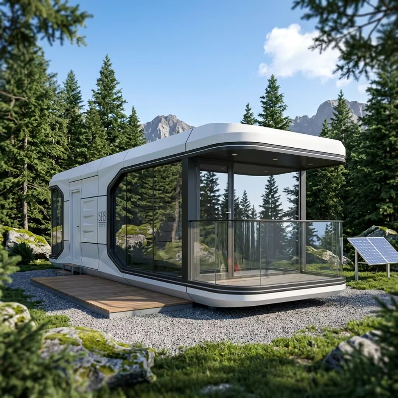 Moderne ruimtecapsule Tiny Hou - Airbnb Smart Home recensie en prijs