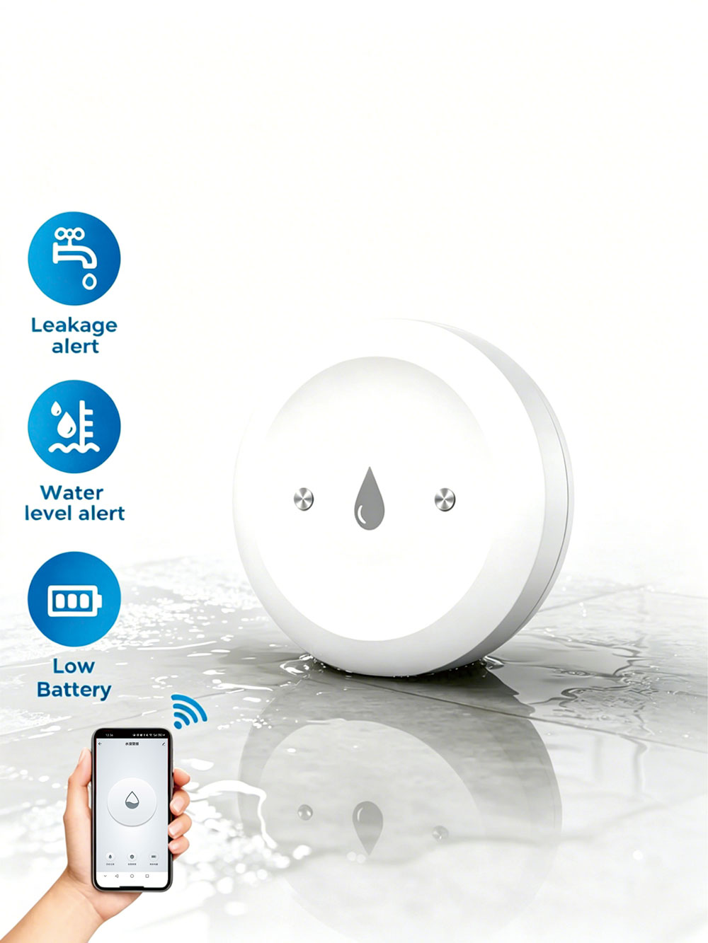 ZigBee Smart Waterleksensor Wa - Smart Home Water Level Sensor recensie en prijs
