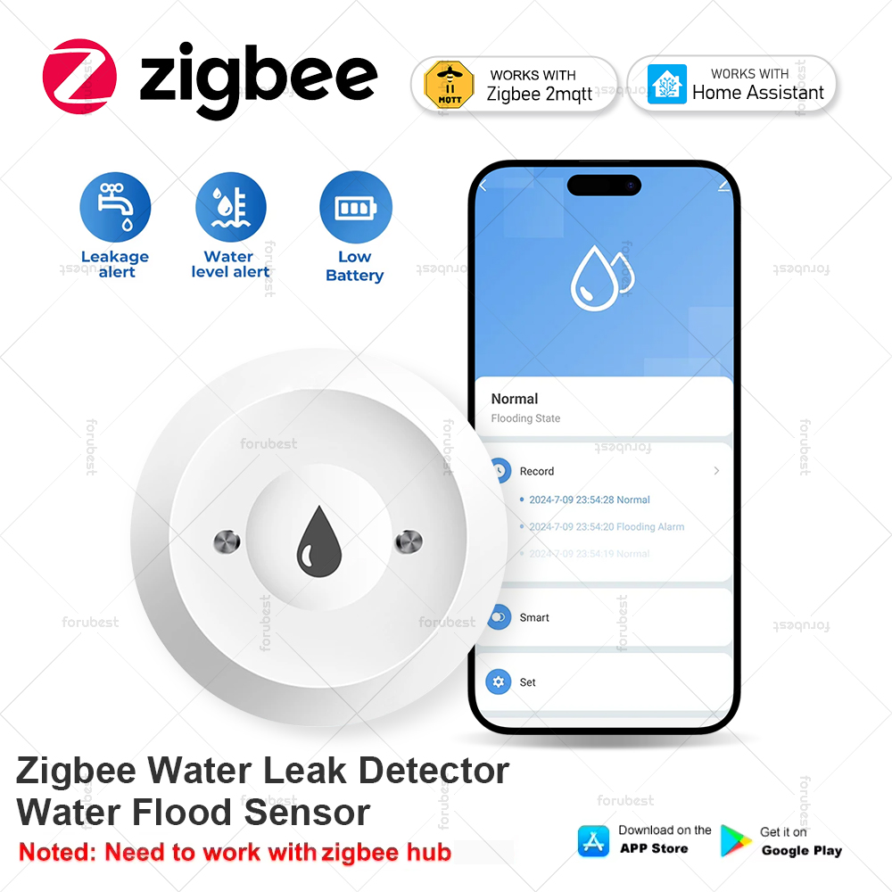 Smart Zigbee Waterlekkage Sens - Smart Home Water Level Sensor recensie en prijs