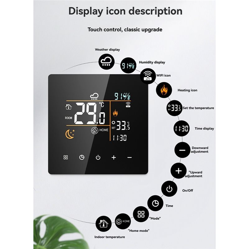 Tuya Slimme Thermostaat 25A Wi - Smart Home Thermostat recensie en prijs
