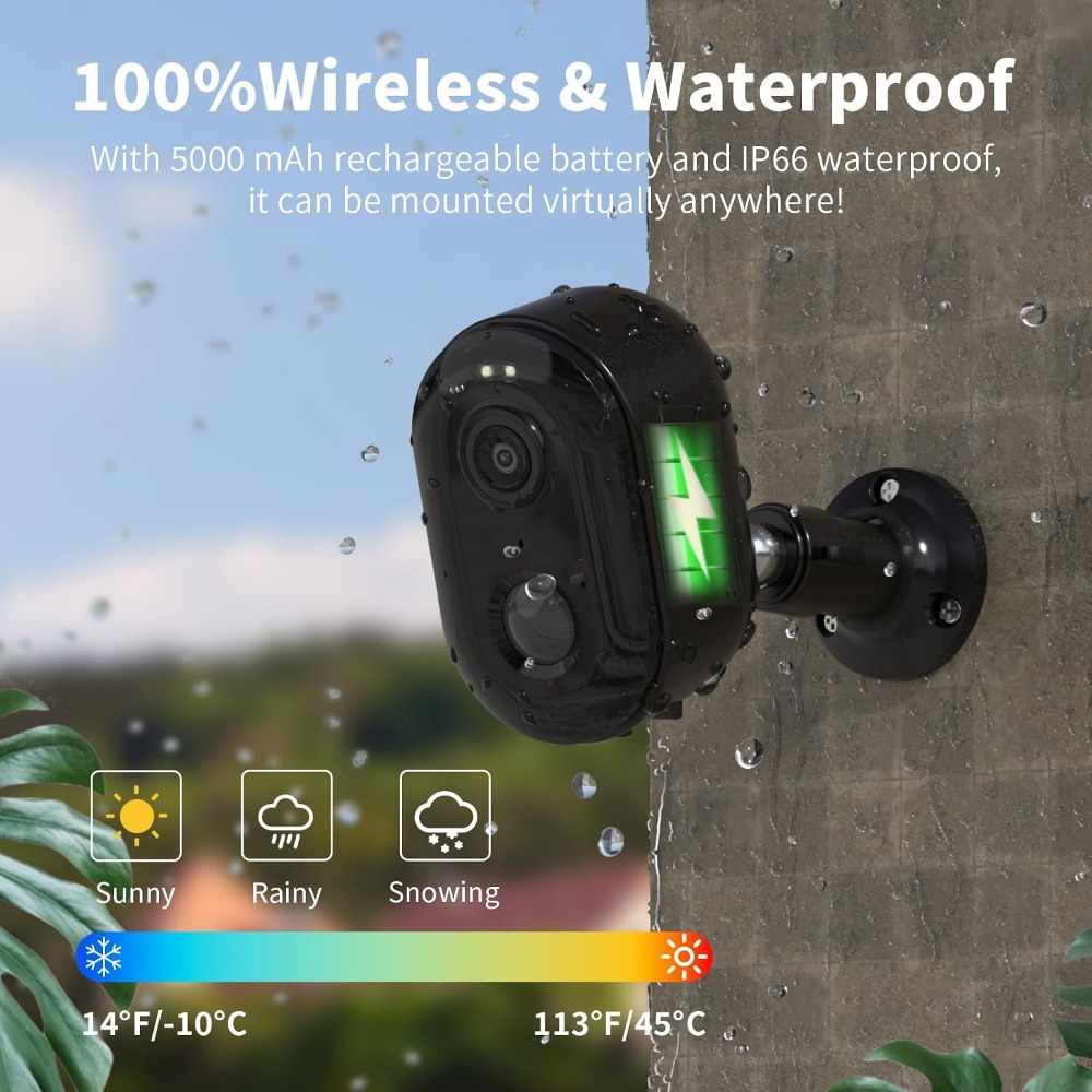Buitenbeveiligingscamera's, 2K - Smart Home Security recensie en prijs