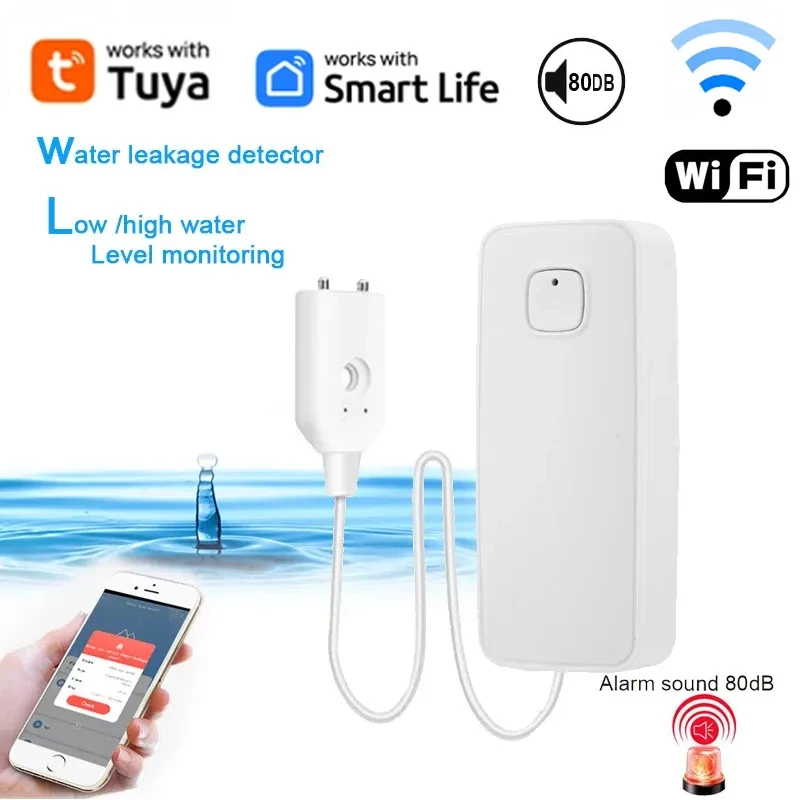 Tuya Smart Home WiFi Waterlekk - Smart Home Water Level Sensor recensie en prijs