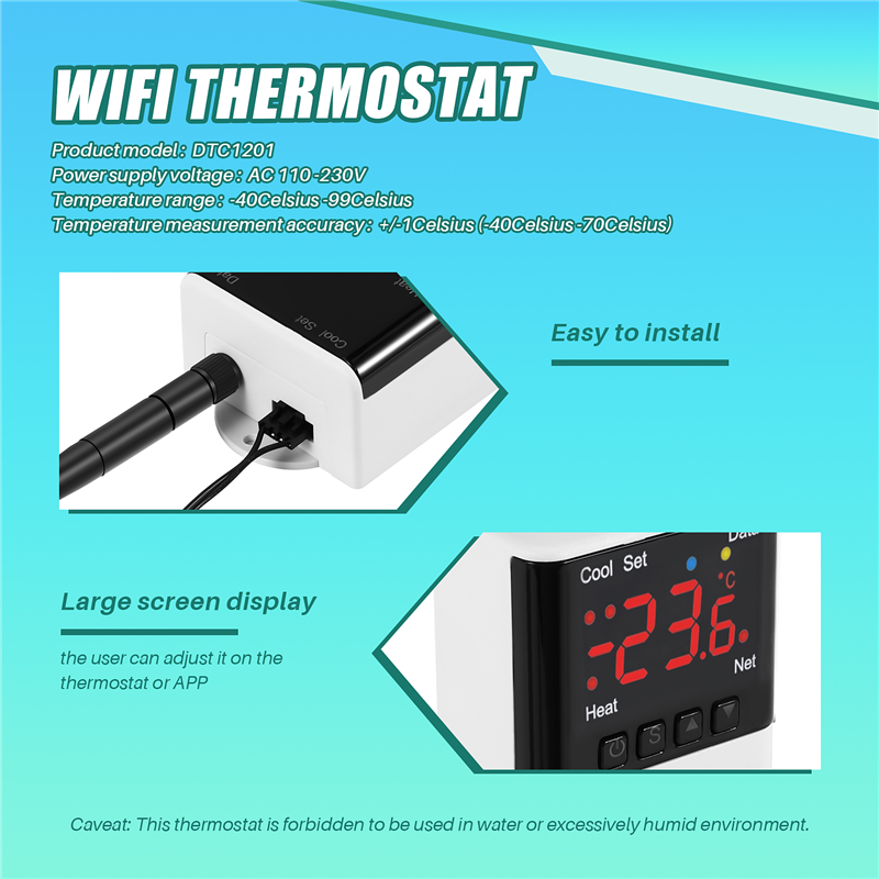 Draadloze Wifi Temperatuurrege - Smart Home Thermostat recensie en prijs