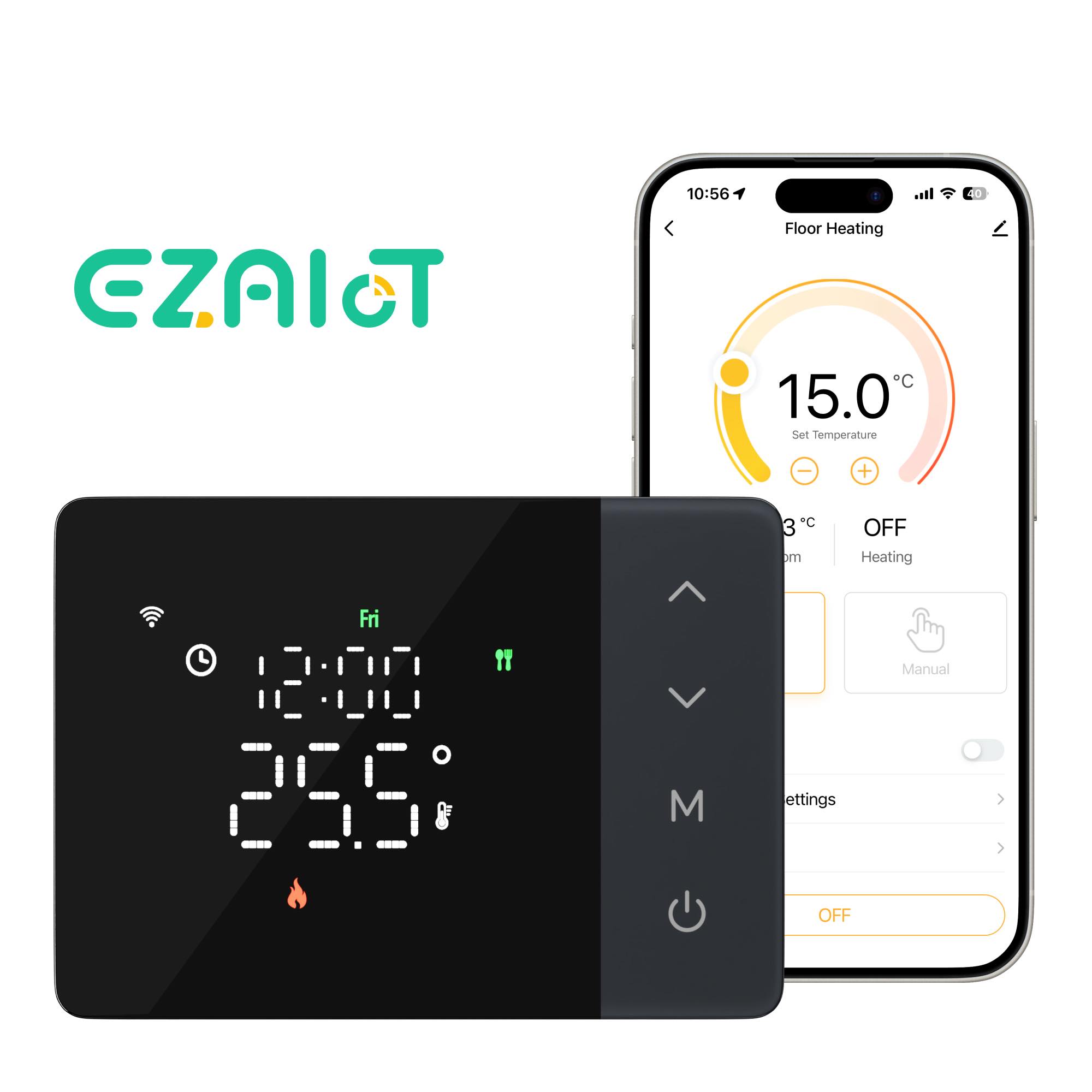 Tuya slimme, op batterijen wer - Smart Home Thermostat recensie en prijs