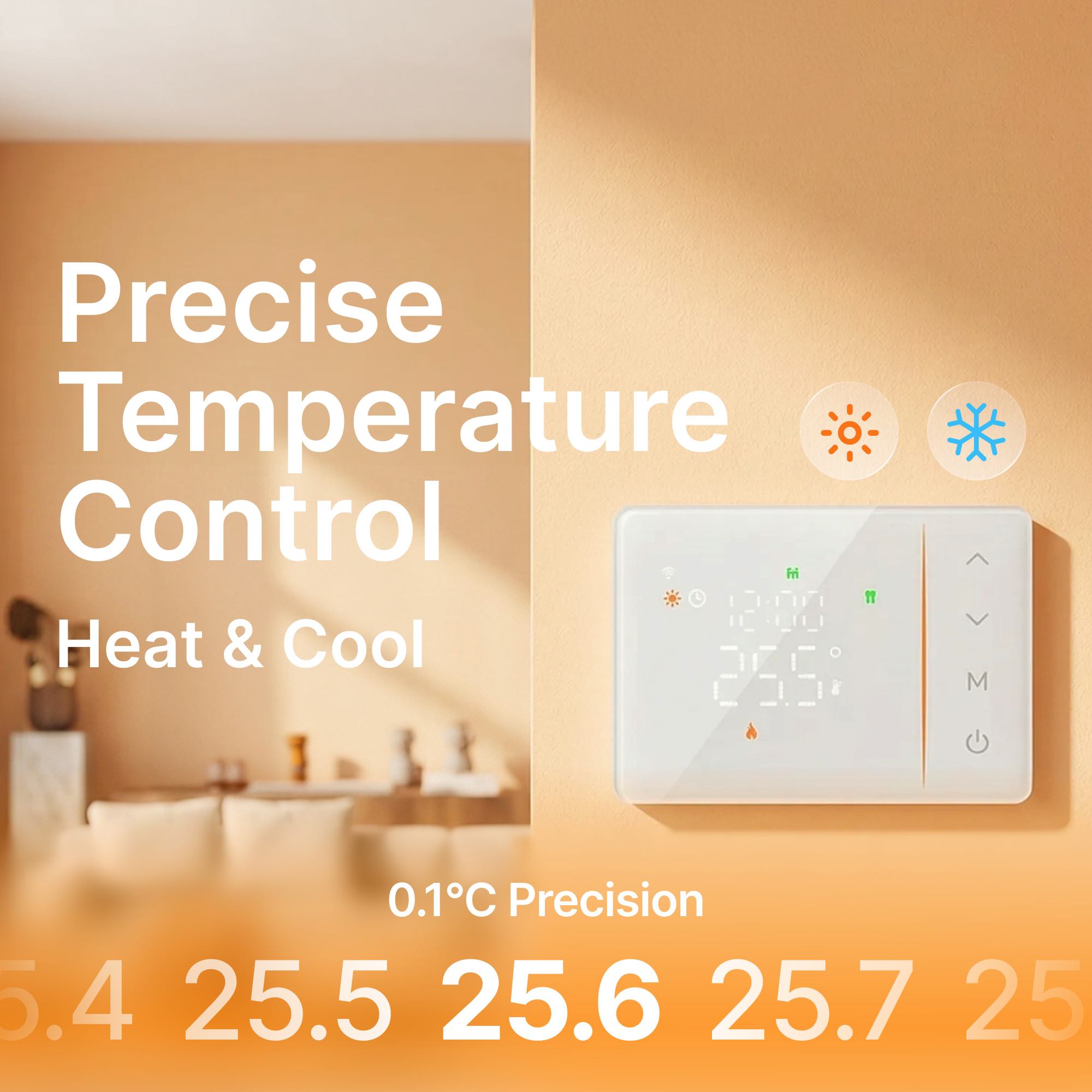 Tuya slimme, op batterijen wer - Smart Home Thermostat recensie en prijs