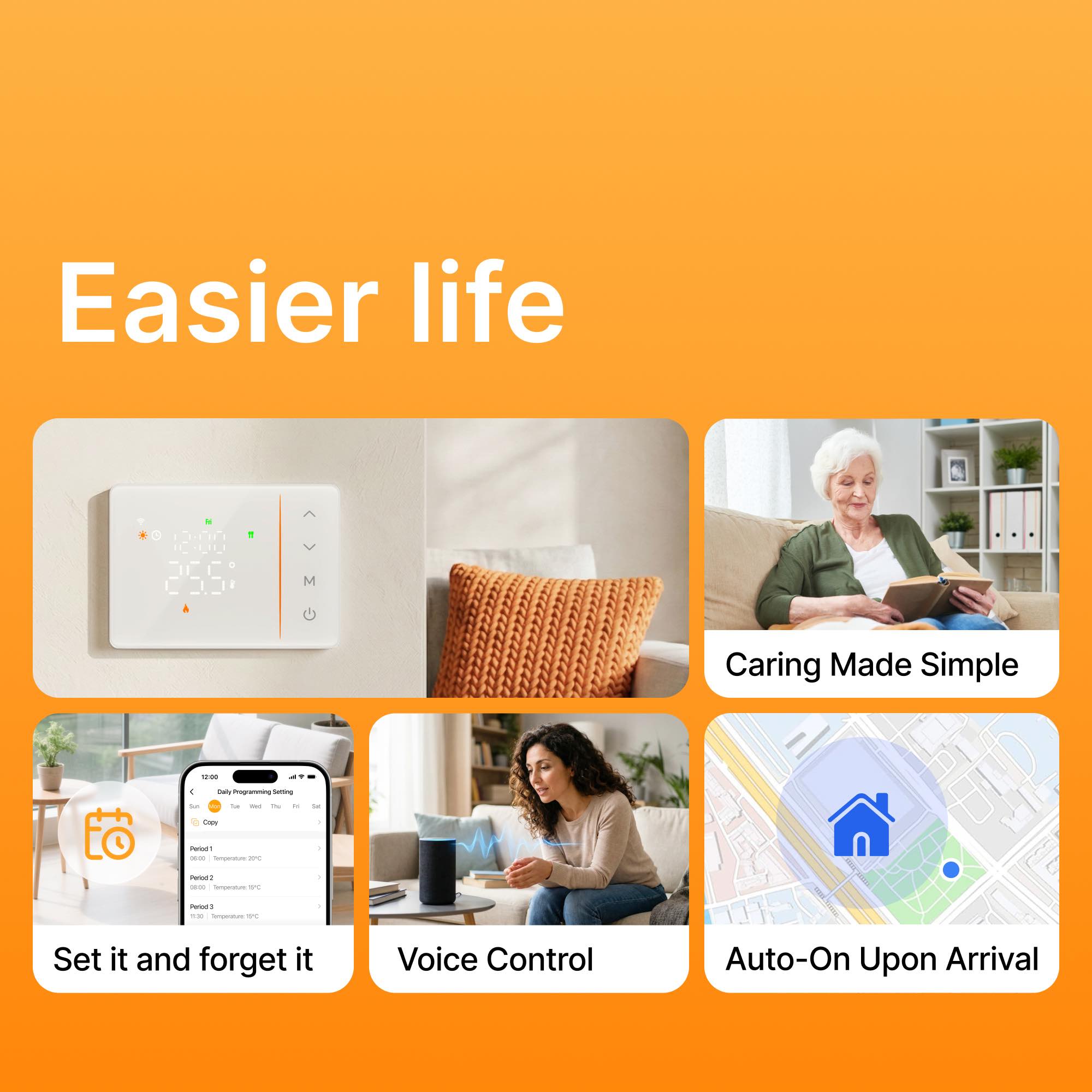 Tuya slimme, op batterijen wer - Smart Home Thermostat recensie en prijs