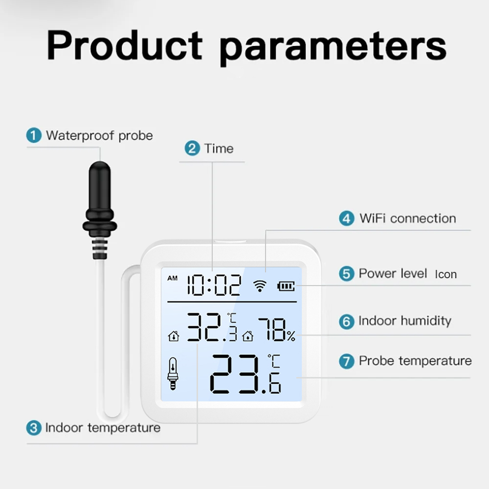 WiFi-vochtigheidstemperatuurse - Smart Home Solution recensie en prijs