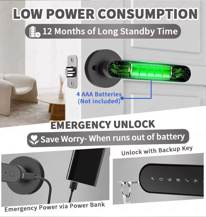 TTLock slim digitaal deurslot, - Airbnb Smart Home recensie en prijs