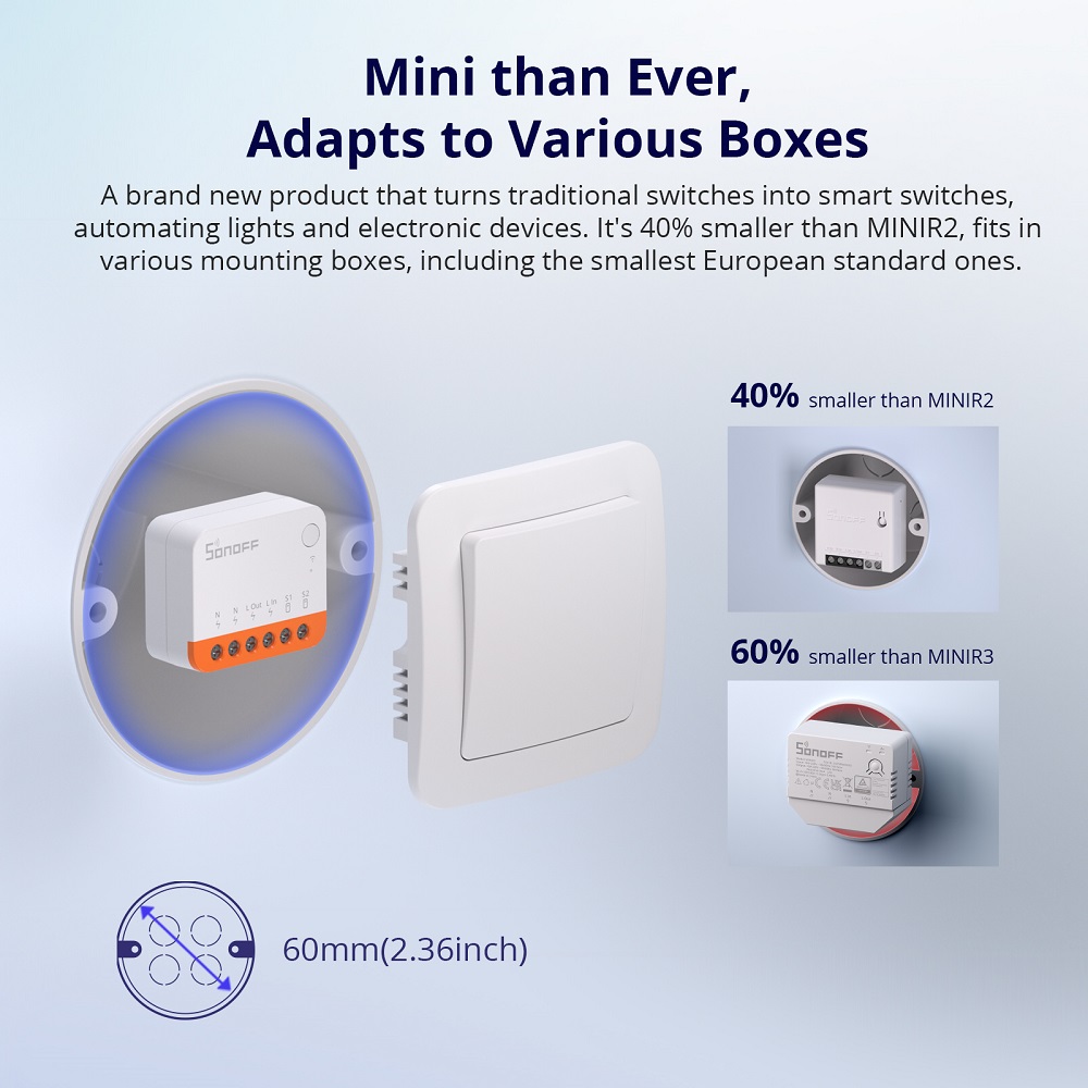 Sonoff Mini R4 Extreme Wifi Sm - Smart Home Solution recensie en prijs
